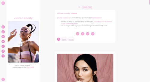 demontimes: COTTON CANDY | theme by sagestatic preview & code | permalink previewthis is a revam
