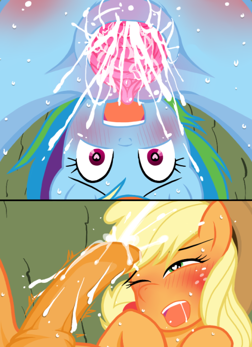 tchernobog:  mlp-zat:  illustrations only version.  Lovely but dear god the anatomy… Dash’s legs!  O////O Unf~