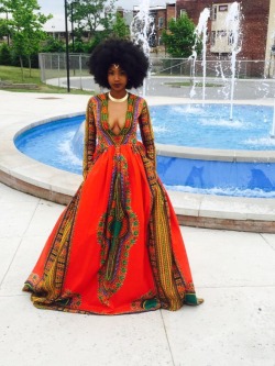 eastafricaizmyhomeland:  solehimself:  She designed her dress black women stay winning  Wow