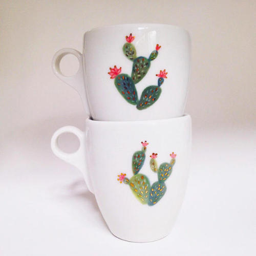 Cactus Mug // EARTHLINGSporcelain