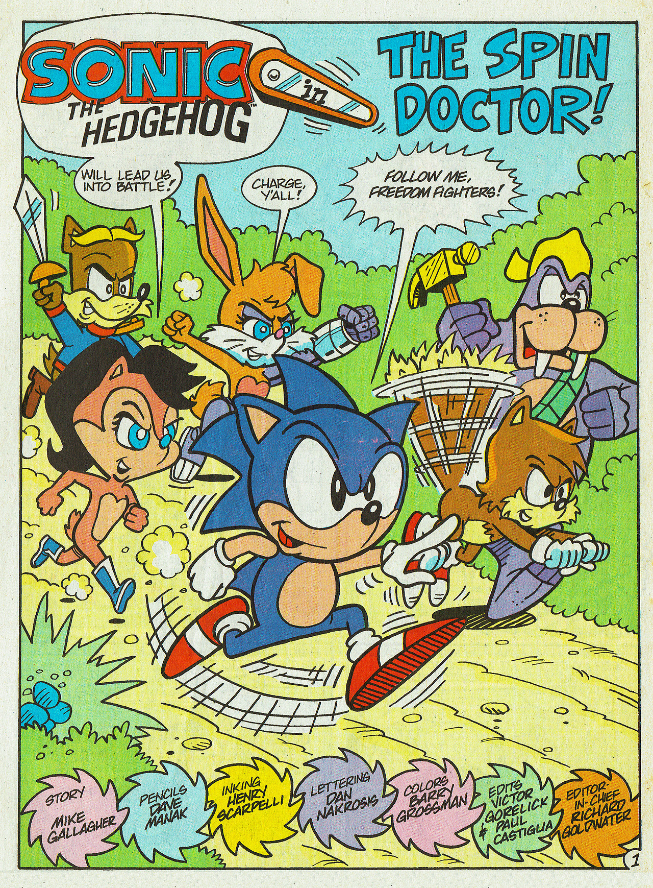 Sonic The Hedgeblog on X: Mighty The Armadillo's introduction panel from  Archie Comic's 'Knuckles Chaotix' 48 page special. [@Sonic_Hedgeblog]  [Patreon]   / X