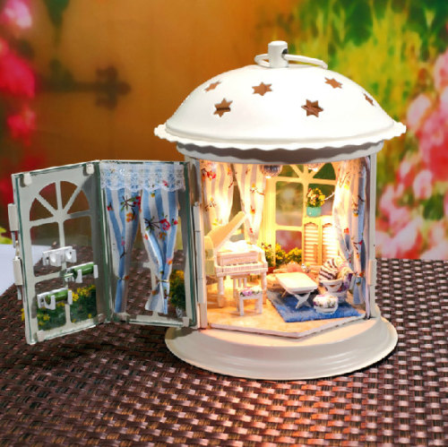 awesomeetsy: DIY Lantern Dollhouse Miniature Handcraft Kit Gifts Miniature craft Kits Kids Women Me