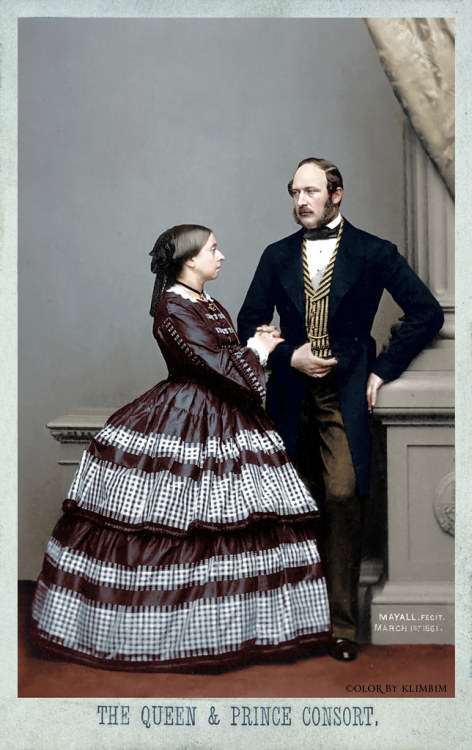 Queen Victoria and Prince Albert Consort | Королева Виктория и принц Альберт, 1860-61 by klimbims ht