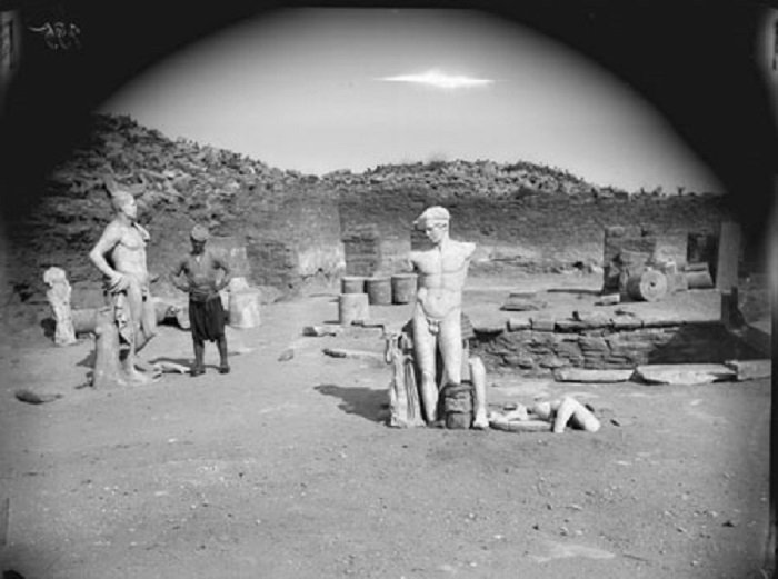 Rare Photos Emerge of First Excavations at Sacred Delos Island