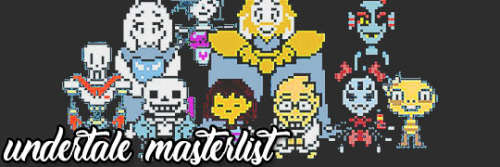 rpcmasterlist:Reblog this post if you are part of the Undertale RPC. Please list whether you are can