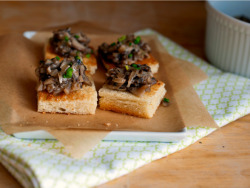 cookingchannel:  In need of an appetizer for your next soiree? Try Olga Massov’s Creamy Mushrooms on Toast!