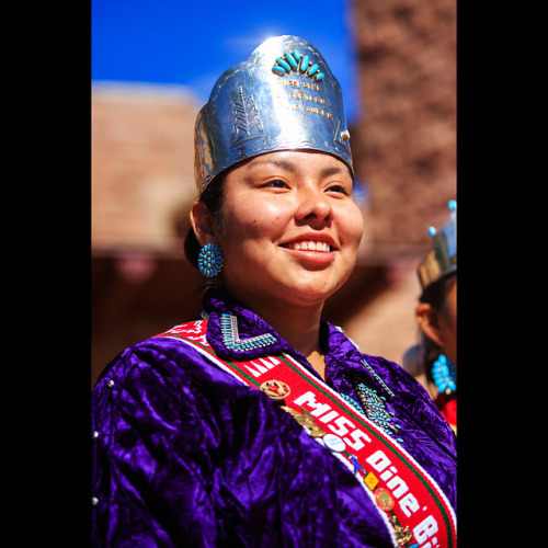 Former Miss Diné bi Eastern Fair Queen 2015-2016 Amberlynn Begay. 