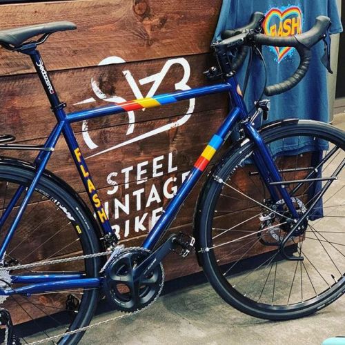 steelvintagebikes:Sneak preview for bicycling team FLASH #flashflash #flash #flashcyclingteam #flash