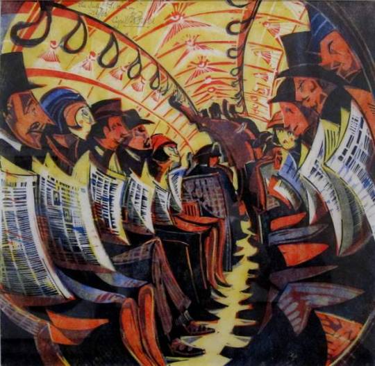 fymodernflapper: “The Tube Train” by Cyril E. Power (1934) 