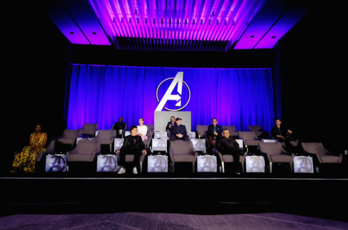 Mark at Avengers: Endgame Global Junket Press Conference at the InterContinental Los Angeles Downtow