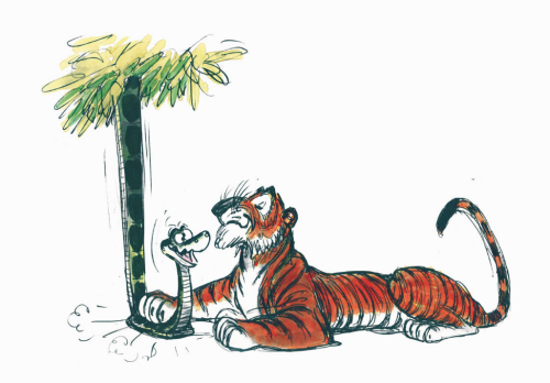 Concept sketches for The Jungle Book by Ken Anderson