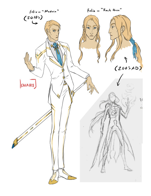 Old-ish Sketch OfSweet Nightmares'leader Of The Hunters' Guild, Felix Hundsmann.