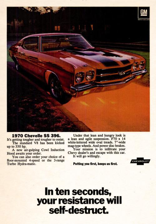 Chevrolet Chevelle, 1970Theme Week: Cars 