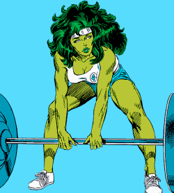 roguegambits: She-Hulk in Fantastic Four #276 (1984)