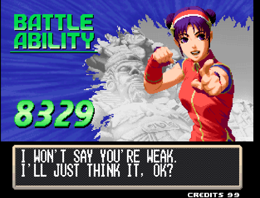 Bison2Winquote — - Iori Yagami, King of Fighters 2003