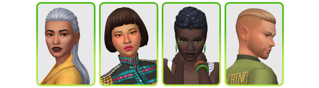 Create A Sim Items in The Sims 4 Moschino Stuff 