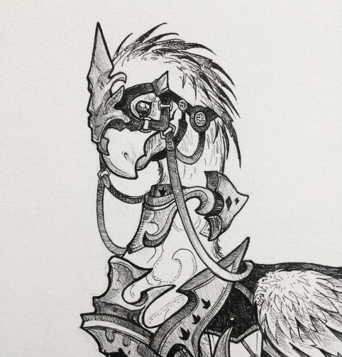 artkreed: Draught chocobo! 