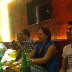 KTV with all of the foreigners. #dalian #china