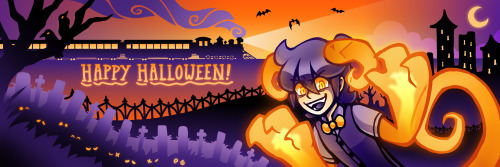 princeofspirits: I made a new Ghost Bound banner for my Twitter to celebrate the spooky season!