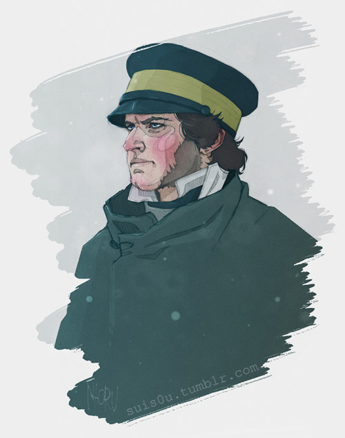 Coloured sketches - Lt. Graham Gore (again)