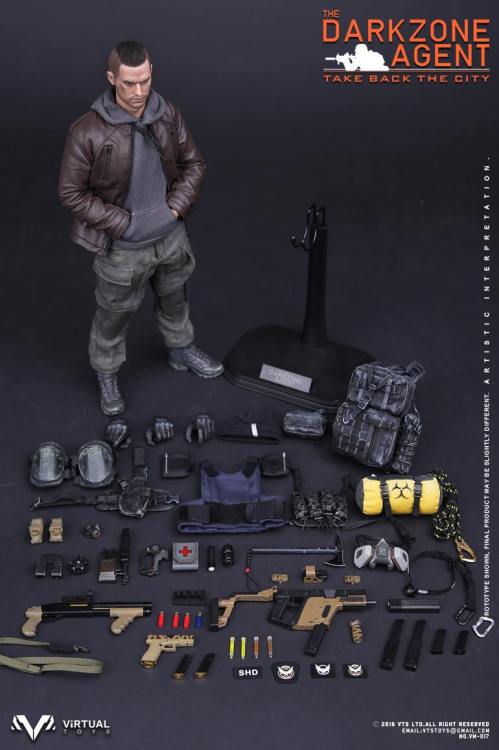 joh-gaming: VTS Toys 1/6th scale The Darkzone Agent 12-inch figure is based on Tom Clancy’s The Di