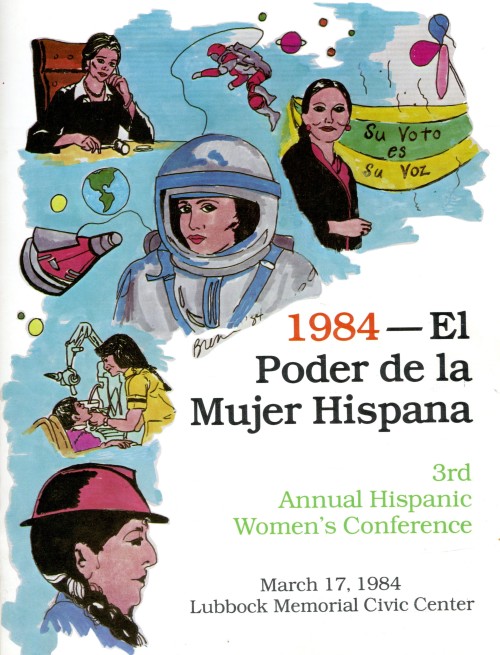 From our newly processed Olga and Bidal Aguero Papers, the cover a program from Lubbock’s 3rd Annual
