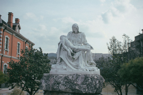 My goal in life is to find and photograph all Pieta sculptures of the world.