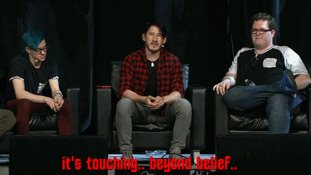 marielgum:  Together.(from the Markiplier & Friends Panel)