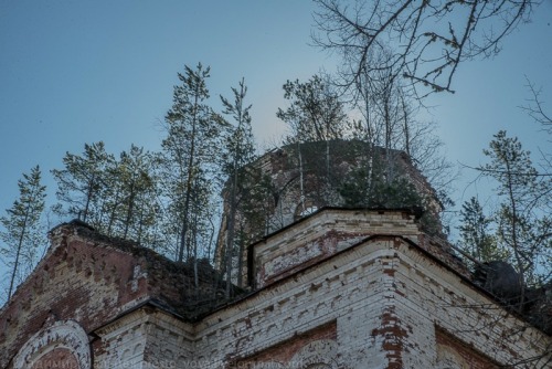 ianbrooks:  Abandoned Monastery in the Swamp photos by prosto_vova Located in the deserted swampland of the Novgorod region of Russia, on both sides of the Rekonka River, stands a lonely monastery fortress, long abandoned but still holding watch as