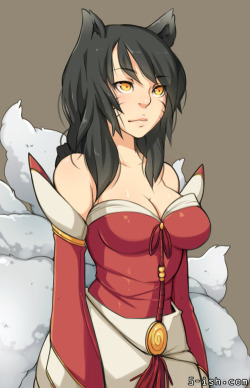 5-Ish:  Ahri Expressions For This Visual Novel Project I’m Hired For. :)Support
