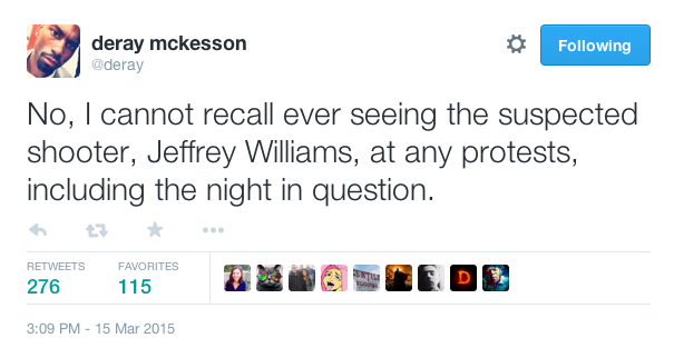 tashabilities:justice4mikebrown:March 15Jeffrey Williams has been arrested and charged