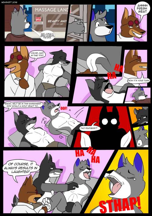 And This Is The Second Page Of The Comic Made By Newshift In DA ^.^ Featurin Tendo, Dr. Gekicher And