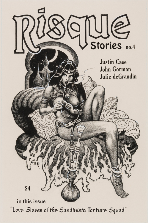 notpulpcovers:  Stephen Fabian,Risque Stories #4 