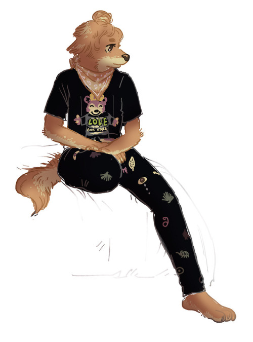 topknot dog / @littlesparklight‘s oc matilda