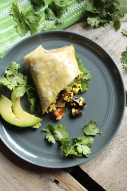 veganismislove:  Healthy Tofu Breakfast Burritos