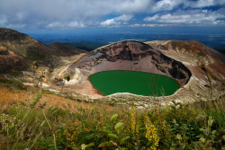 Odditiesoflife:  10 Stunning Crater Lakes Around The World  Crater Lakes Appear When