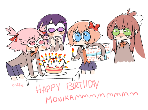 HAPY BIRTHDAY MONIKAinspired by the ddlc anniversary stream