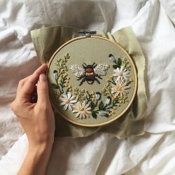 broderiemyworld:  floralsandflossembroidery via Instagram