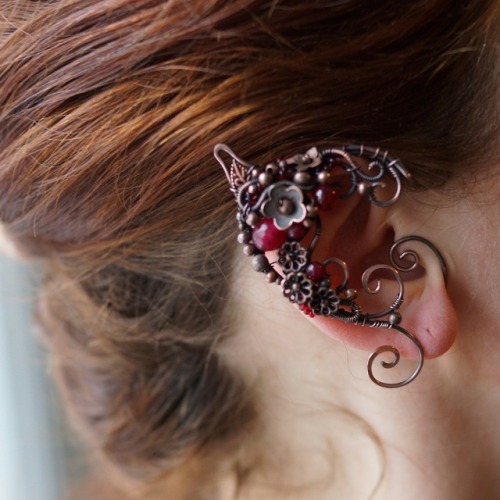 sosuperawesome:Elfin Ears / TiarasRomantic Elf Jewelry on Etsy See our #Etsy or #Elfin tags