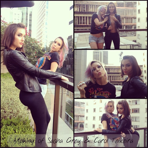  Sasha Grey & Carol Teixeira upcoming photoshoot 