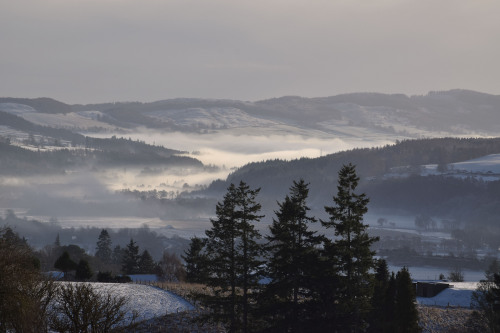 Craigower, PitlochryWhen we woke up and saw that there was some fresh snow outside, we immediately p