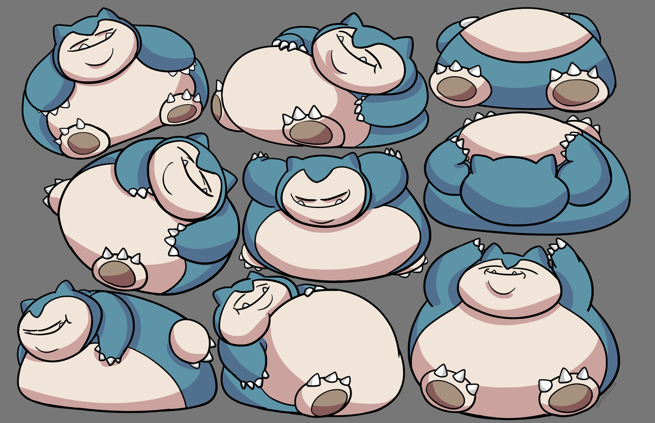 fatdanwich:  Snorlax to the MAXCheck out these relaxing snoozy fatsos at my TeePublic! 