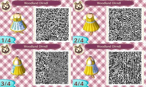 Woodland Dirndl with Birch Tree Apron