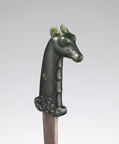 Dagger with Hilt in the Form of a Blue Bull (Nilgai) Date: ca. 1640Geography: IndiaCulture: IslamicM