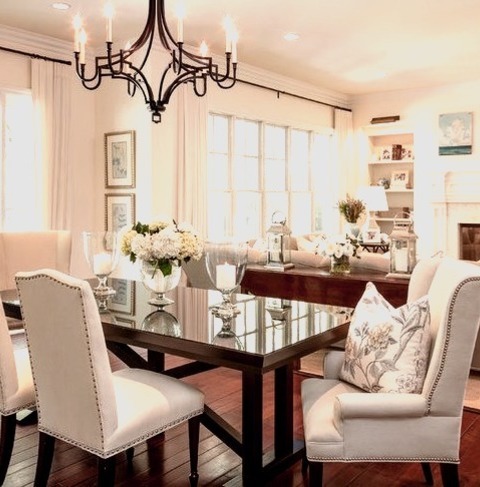 Orange County Great RoomInspiration For A Medium-sized, Timeless Great Room Renovation With White Walls
