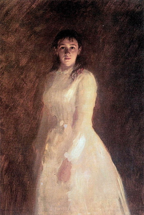 Portrait of a Woman, 1880, Ivan KramskoiMedium: oil,canvas