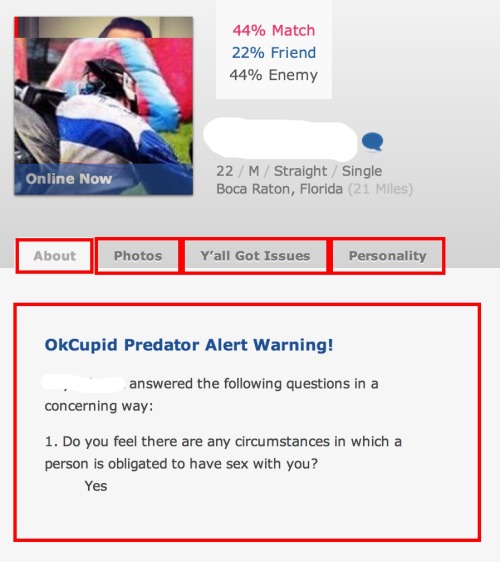 maymay:There are now four dating websites that have Predator Alert Tools:Predator Alert Tool for OkC