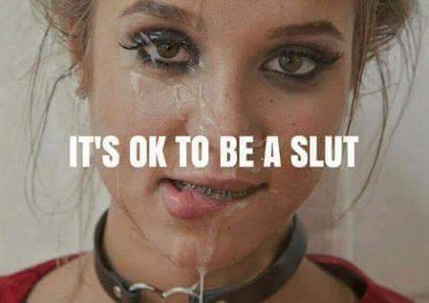 blinkywhore: replaceablewhore: sluttylittlestilettogirl: More than ok. It’s right! good girl, 