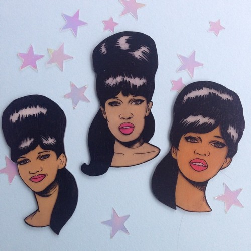 youwereswell:Ronettes magnets youwereswell.etsy.com 