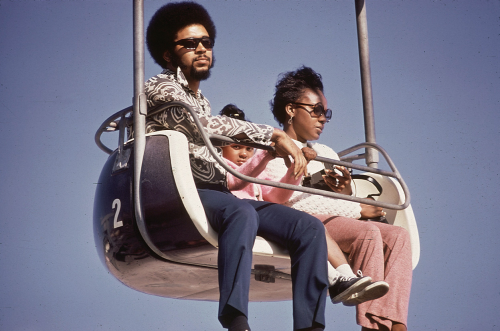 historylover1230: A family on an amusement park ride in Santa Cruz, California, May 1972. 